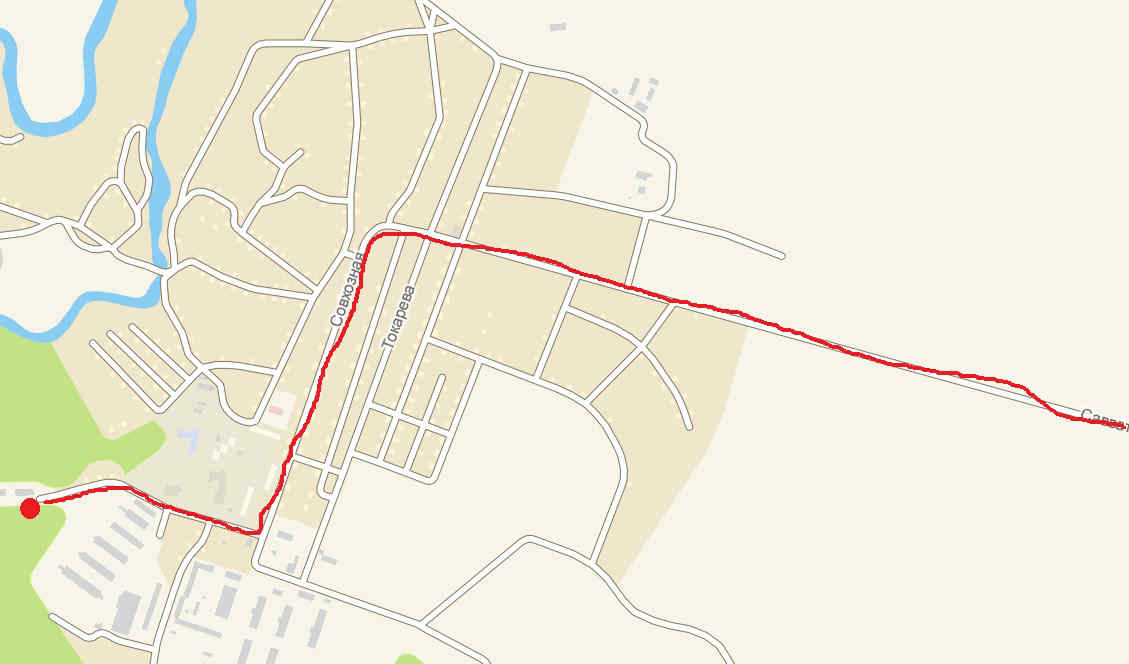 Карта проезда до детского лагеря Лукоморье в селе Саватеевка