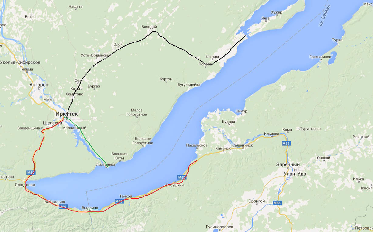 Как добраться до Байкала на поезде, самолете, авто?