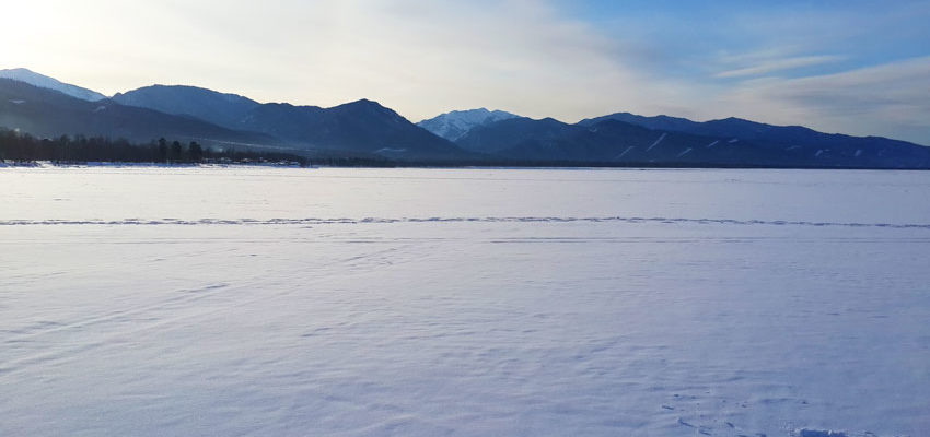 фотографии озера Байкал зимой