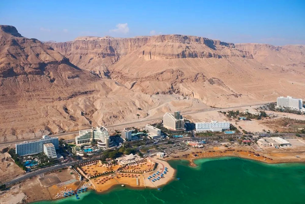 Изображение побережья Мертвого моря