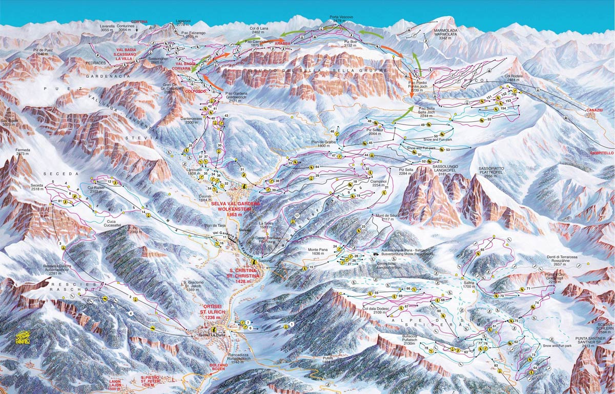 где покататься в Италии на лыжах