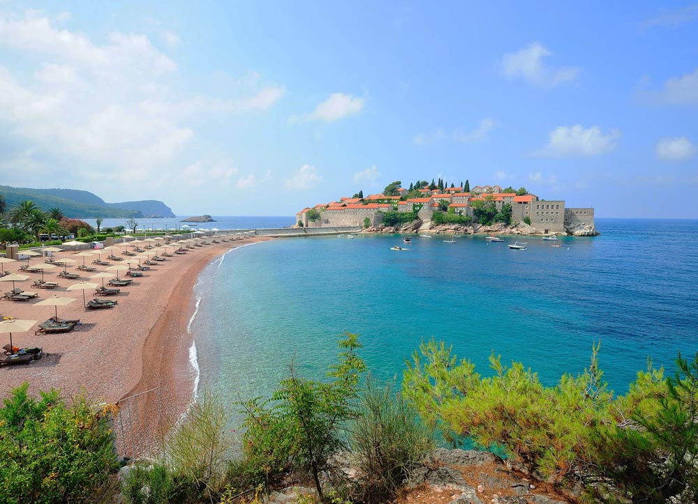 Курорты Черногории с песчаными пляжами