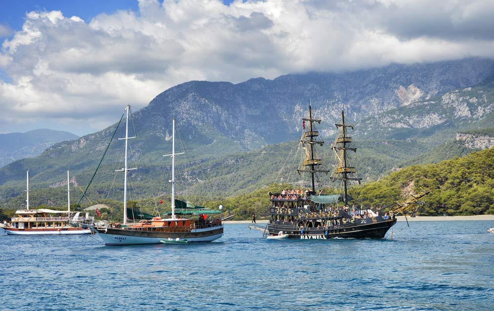 морские экскурсии в Турции