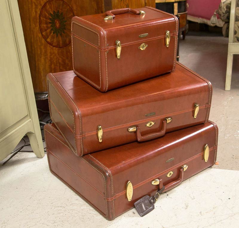 кожаные чемоданы