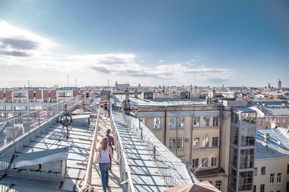 экскурсии по крышам Санкт-Петербурга