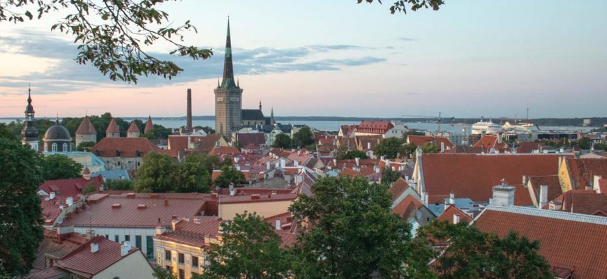 Фото города в Эстонии