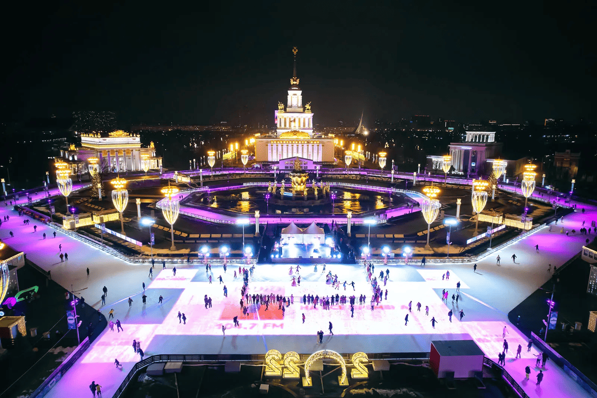 ВДНХ зимой